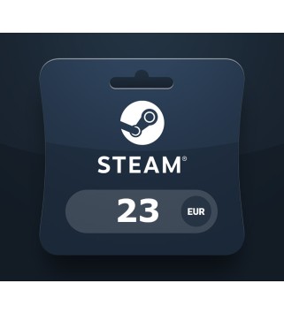 Steam Wallet Card €23 Activation Code Steam Key EUROPE